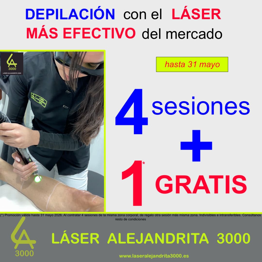 OFERTA en DEPILACIÓN LÁSER en TOLEDO